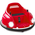6V Kids Ride On Bumper Car Toy w/ Remote Harness Lights 360 Degree Spin