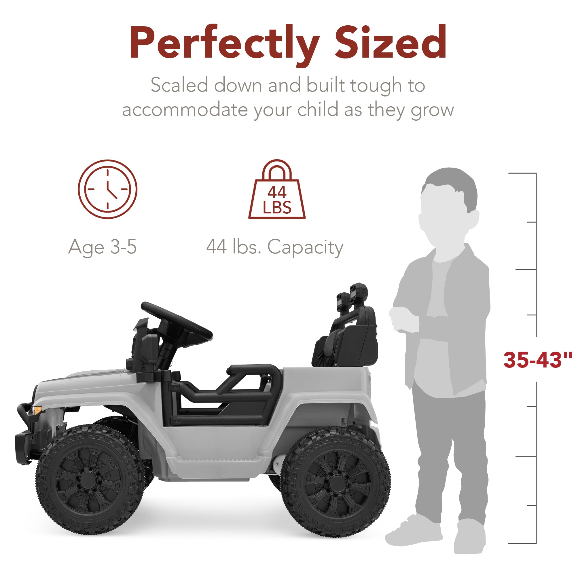 6V Kids Ride-On Truck Car w/ Parent Remote Control 4-Wheel Suspension