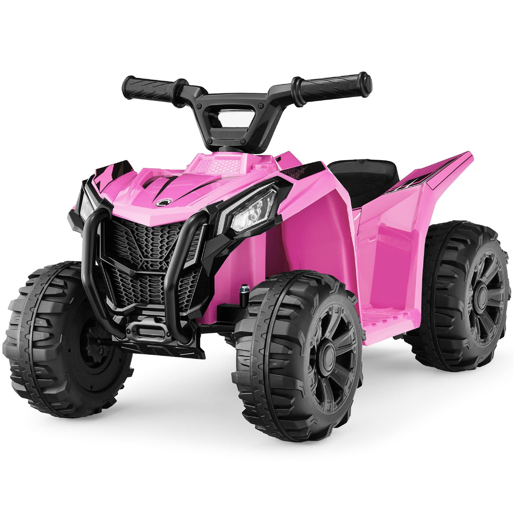 6V Kids Ride-On 4-Wheeler Quad ATV Car w/ 1.8mph Max Speed Treaded Tires